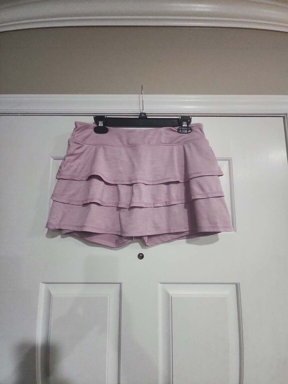 HEAD Women's Mauve Tiered Ruffle Athletic Skort
